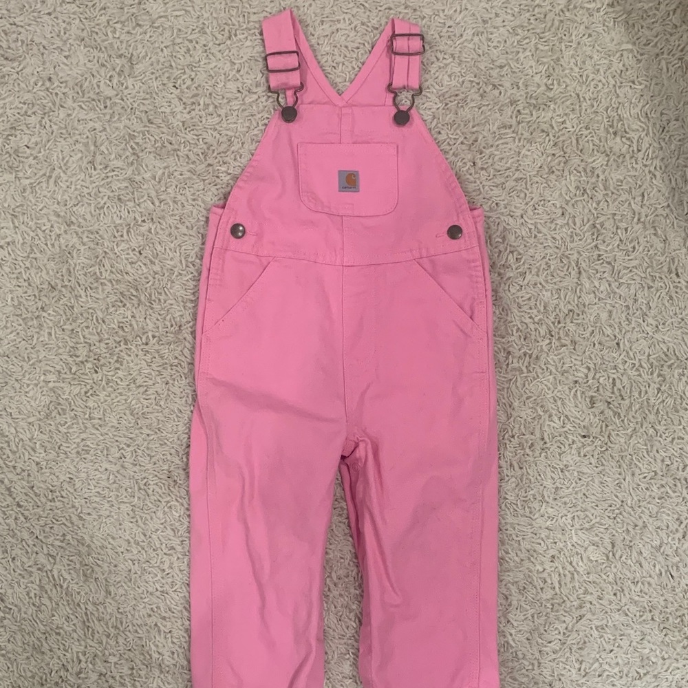 Carhartt Bright Pink Bib Overalls